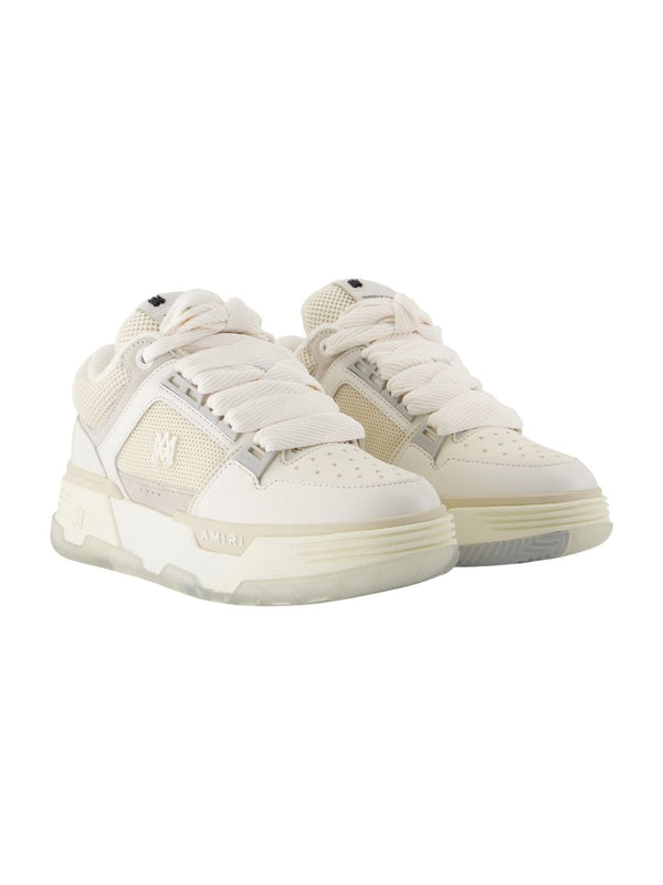 Amiri Beige Low Top Sneakers