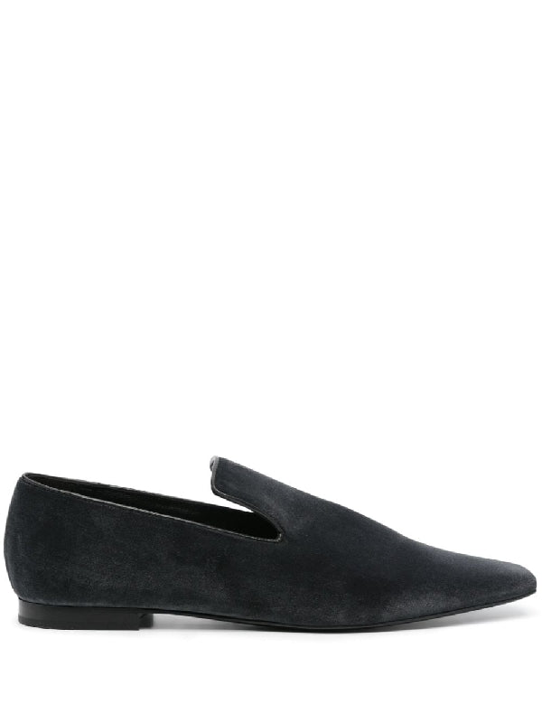 Venetian Velvet Cotton Slip-On Loafers