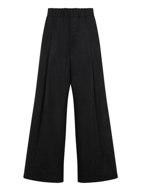 Wool Pleated Pants