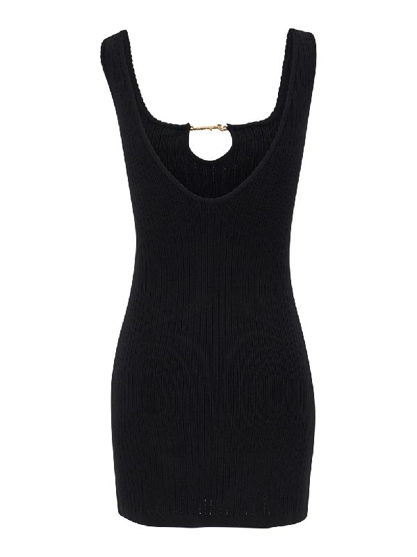 Sierra Logo Charm Ribbed Dress