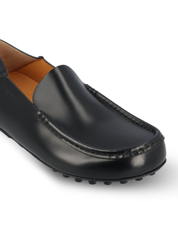 Foldable Leather Driving Shoes