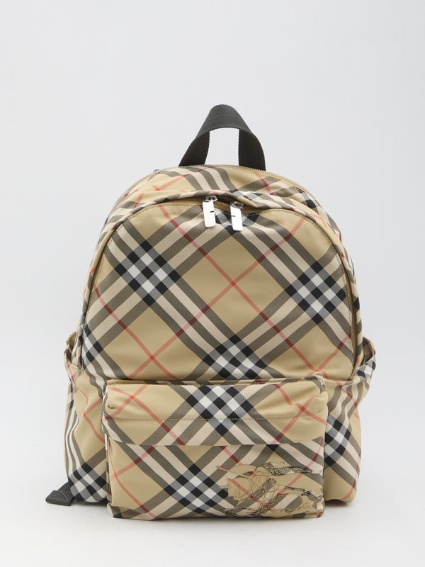 EKD Vintage Check Pattern Backpack