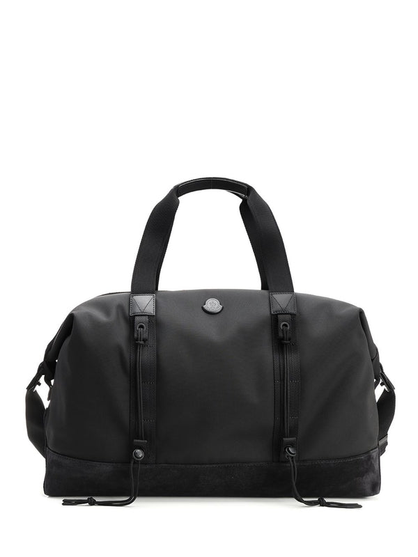 Metal Logo Nylon Duffel Bag