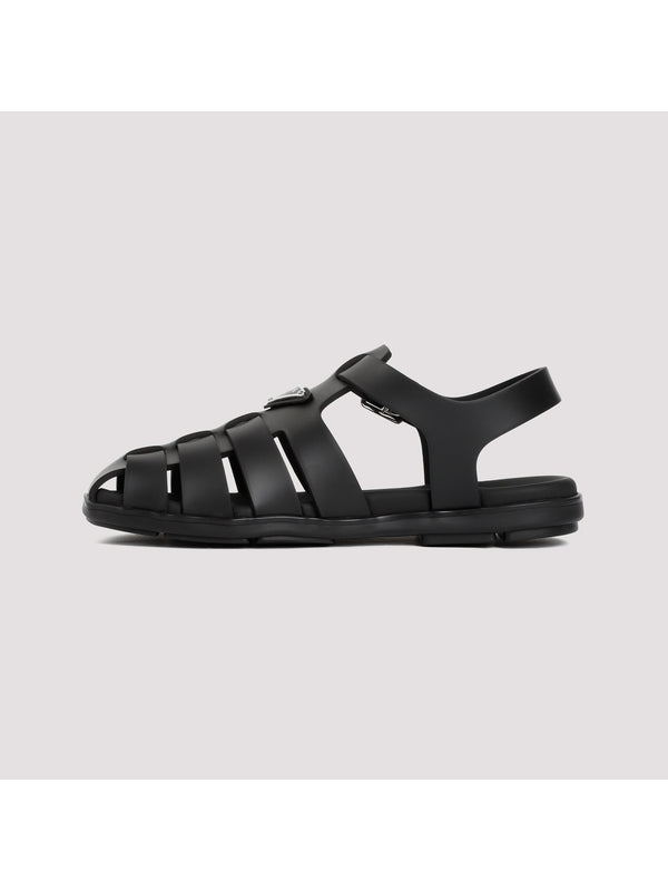 Triangle Logo Rubber Fisherman Sandals