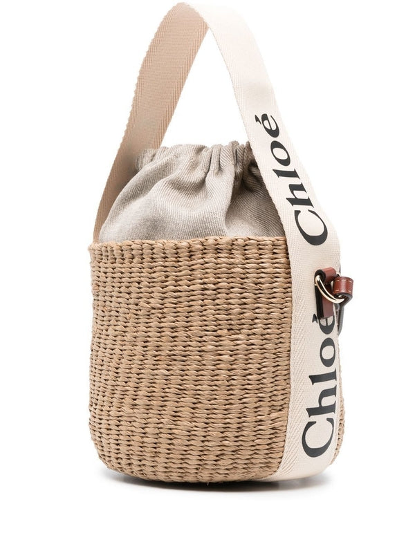 Woody Basket Small Bucket Bag