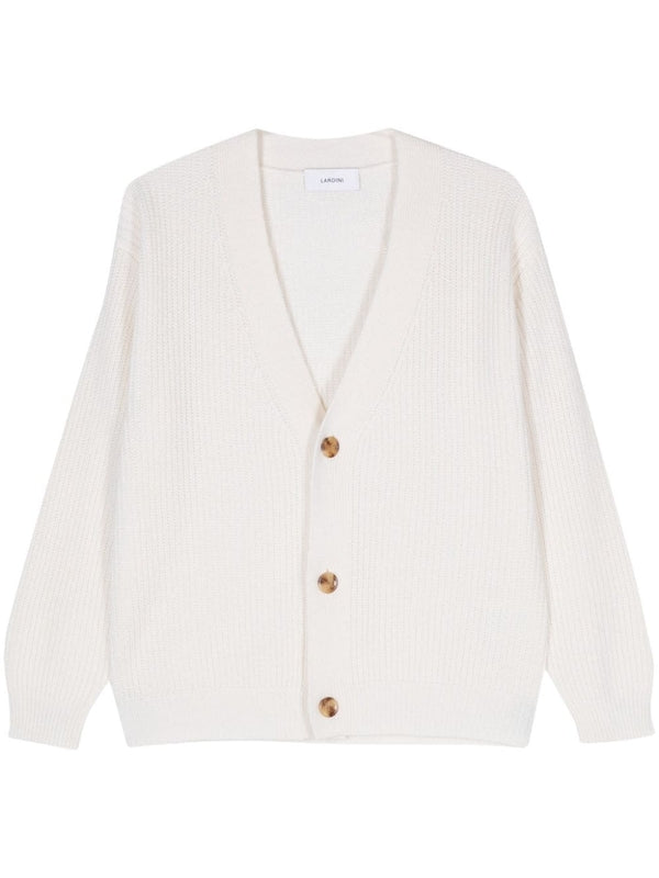 V-Neck Wool Cashmere Cardigan