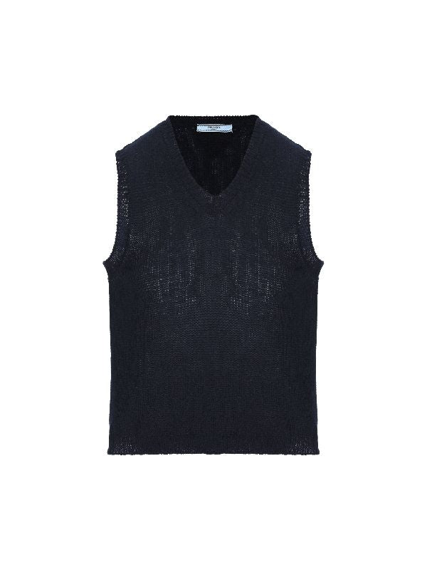 V-Neck
  Cashmere Knit Vest