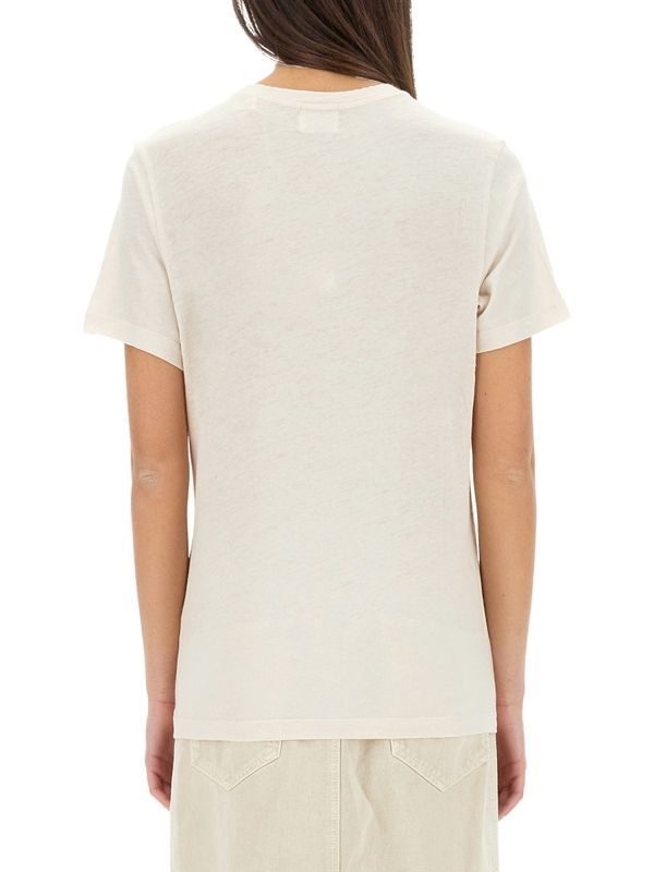 Zewel Jacquard Cotton T-shirt