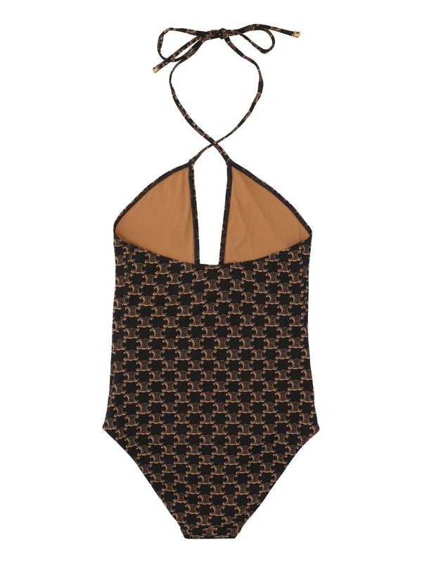 Triomphe Pattern One-Piece Swimsuit