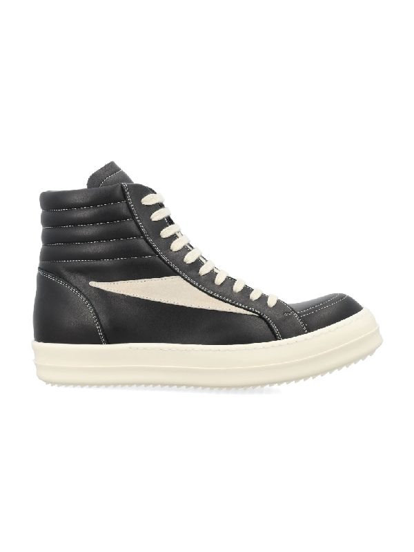 Vintage Leather High-Top Sneakers