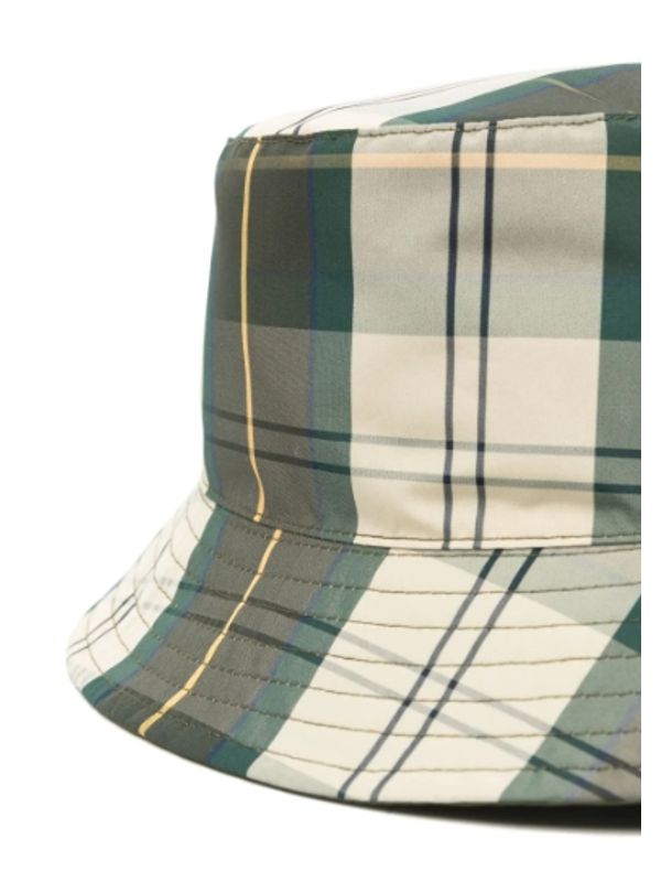 Reversible Check Pattern Bucket Hat