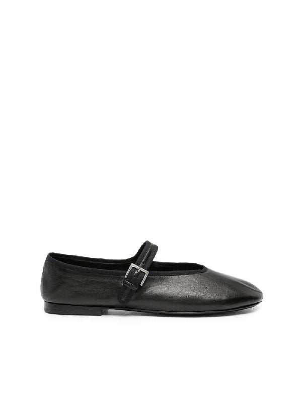 Ava Leather Flat Shoes