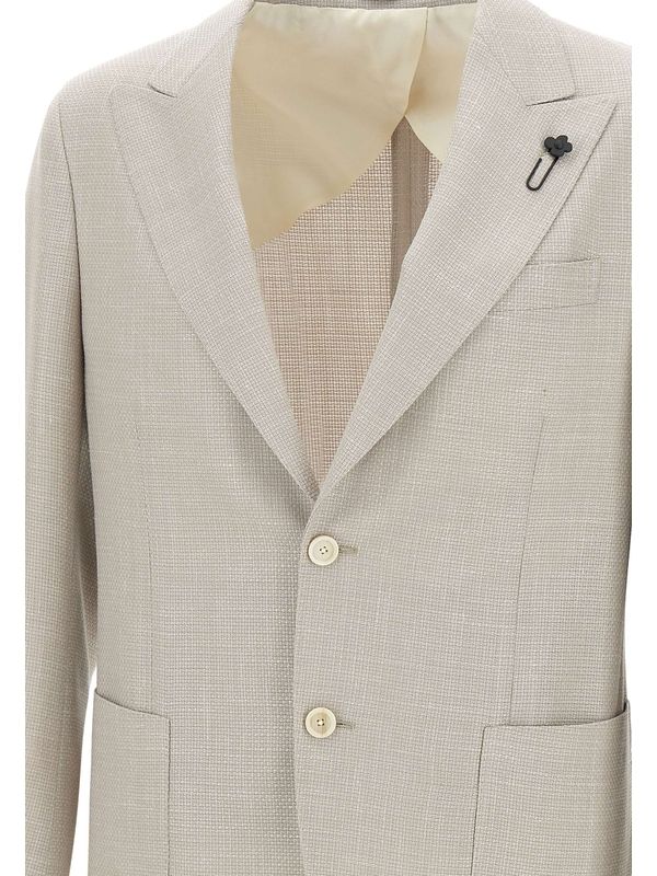 Wool Blend Tailored Jacket