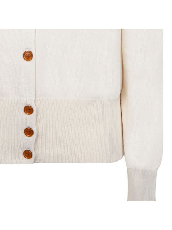 Bea Logo Cotton Cashmere Cardigan