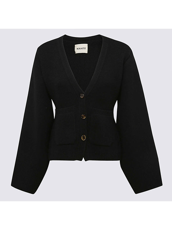 Khaite Black Cardigans