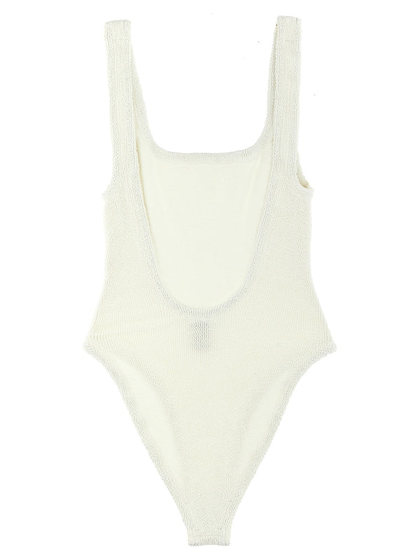 Square Neck
  One-Piece Swimsuit