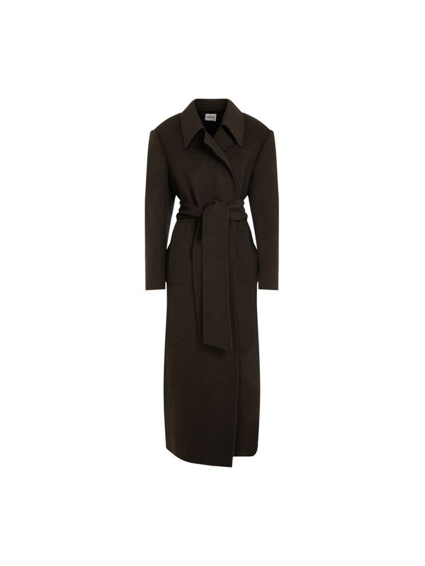 KHAITE - Lea Belt Wool Coat - Jente