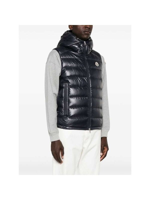 Barant Logo Patch Hooded Padded Vest