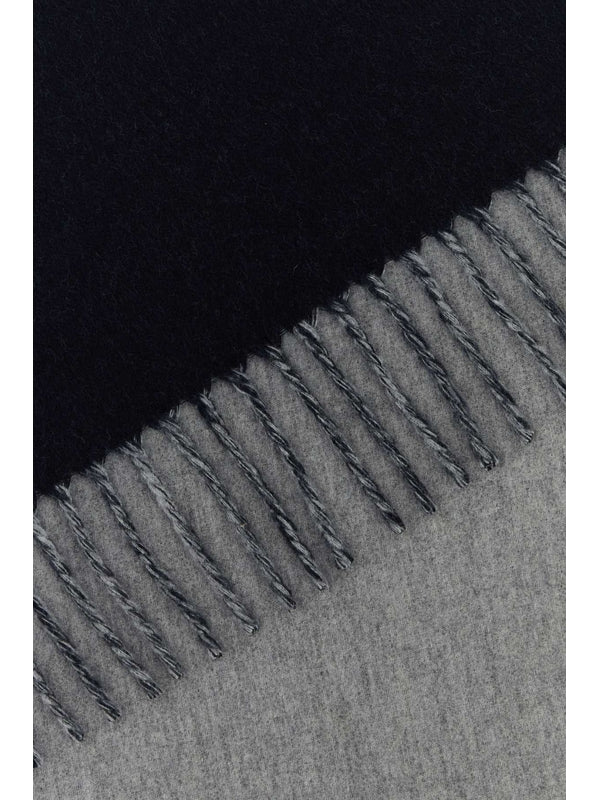 ロゴウールカシミアマフラー