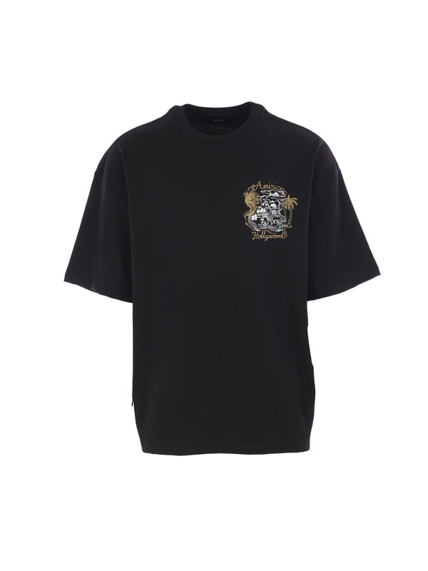 Amiri Black Half Sleeve