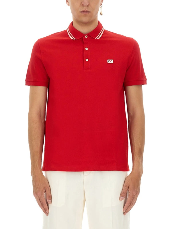 Valentino Red Polo Shirts