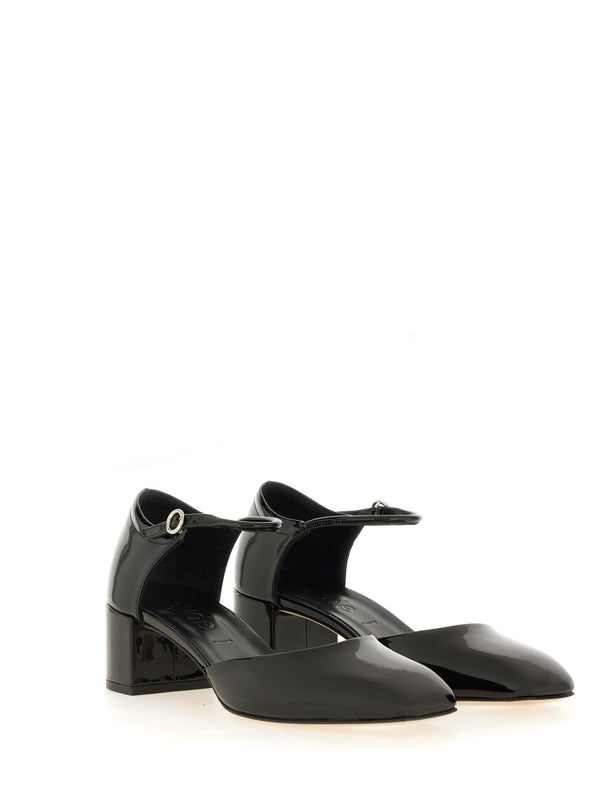 Magda Leather Sandal Heel