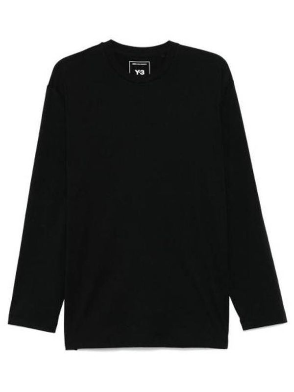 Crewneck Cotton Long Sleeve
  T-Shirt