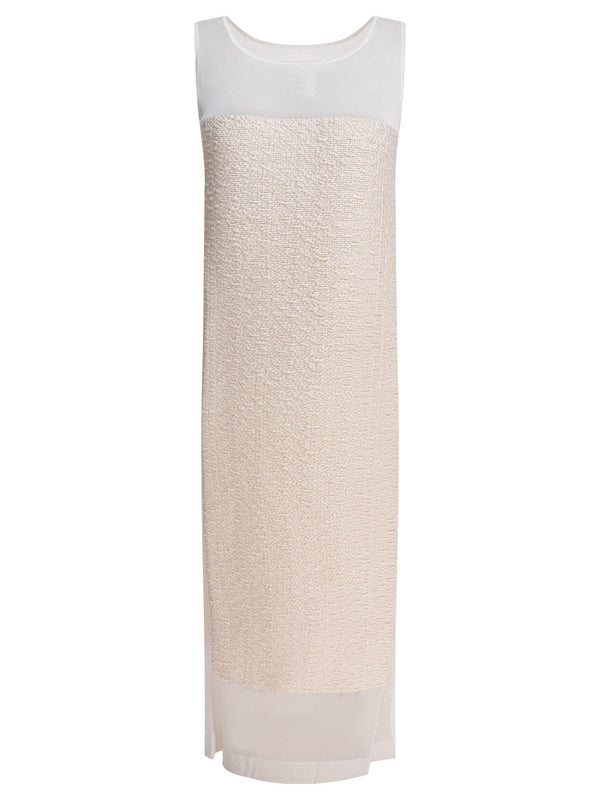 Layered Detail Sleeveless Dress