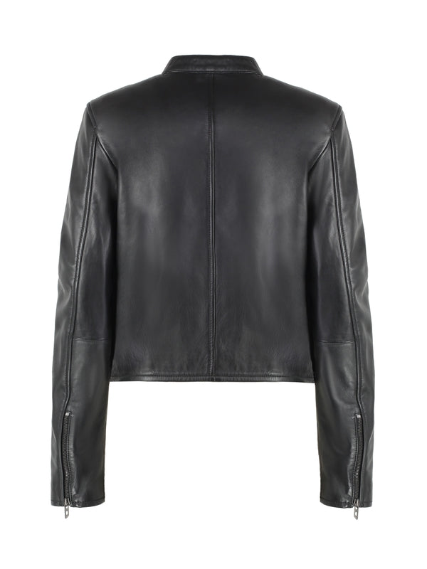 Ayla Leather Biker Jacket