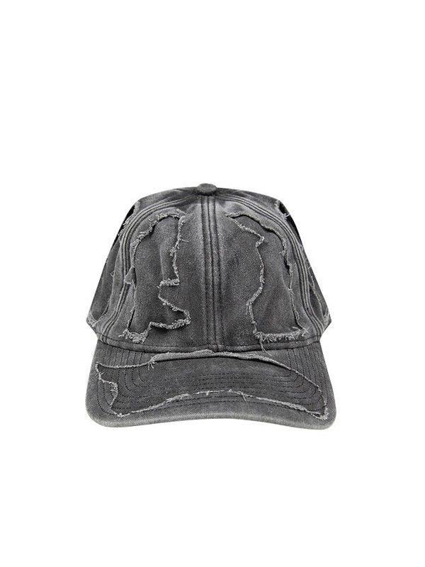 Distressed Cotton Baseball Cap