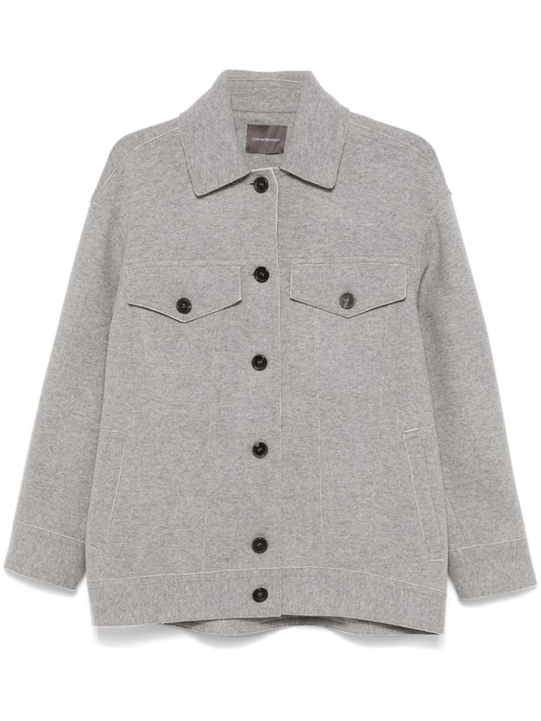 Wool Cashmere Shirt Jacket