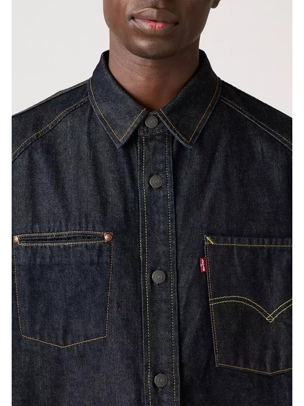Levi'S Navy Shirt