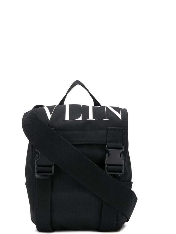 Vltn Printing Black Messenger
  Bag