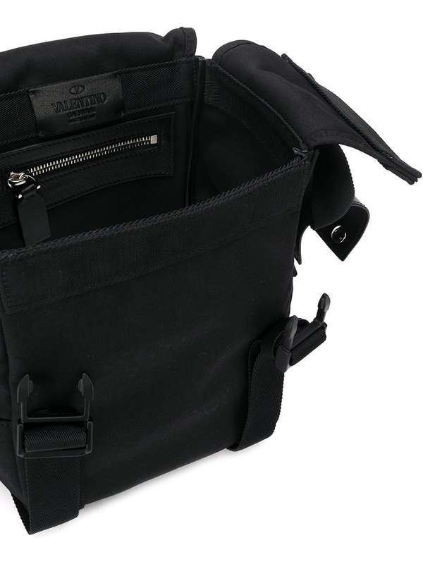 Vltn Printing Black Messenger
  Bag