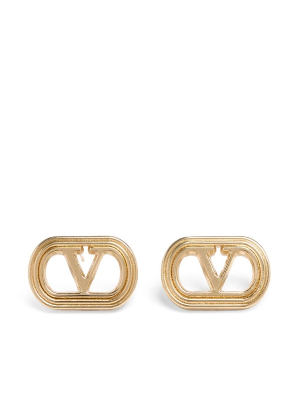 Signature V Logo Brass
  Earrings