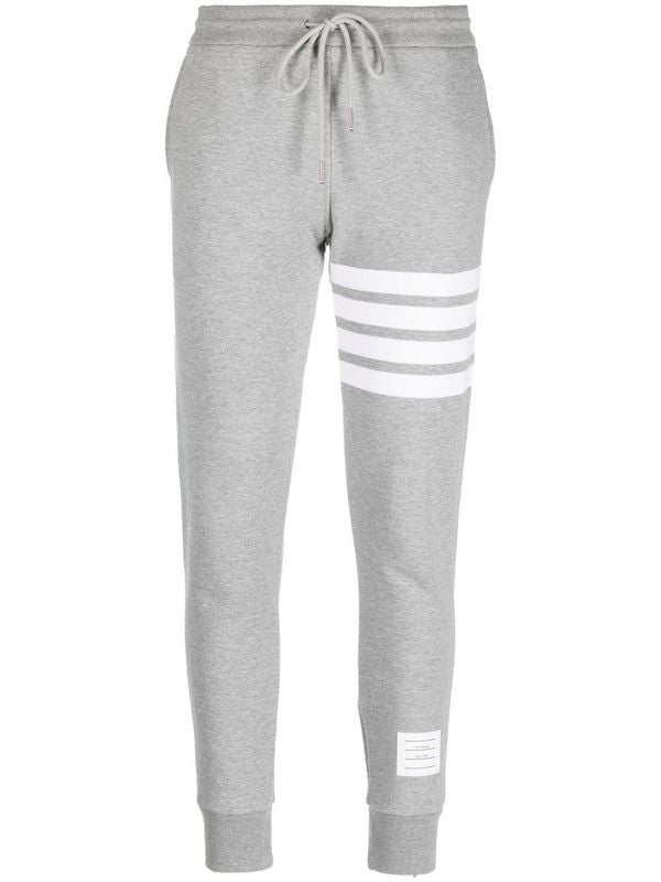 4-Bar Drawstring Cotton Jogger Pants