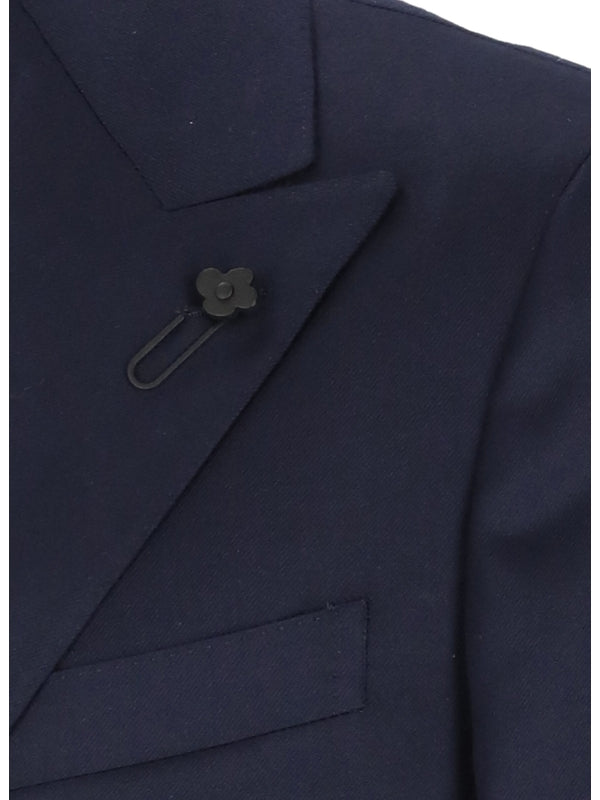 Boutonniere Cashmere Wool Single Tailored Jacket