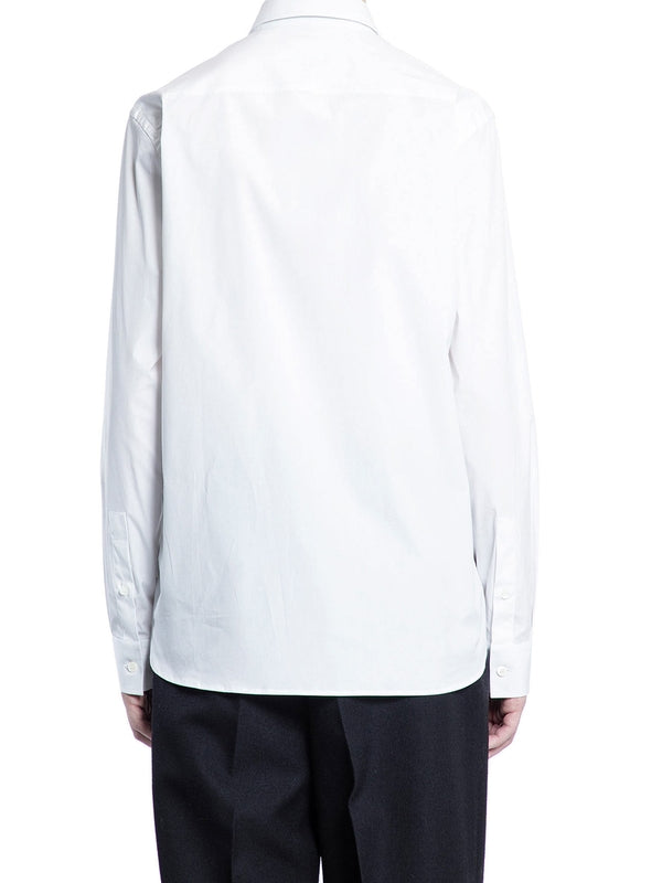 White Cotton Longsleeve Shirt