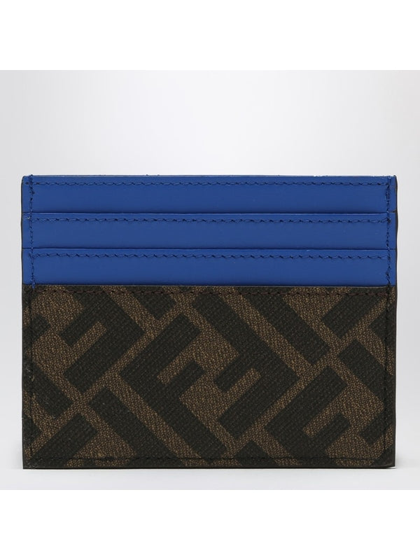 Diagonal Ff Panel Card Wallet