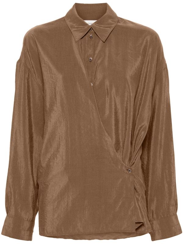 Twist Silk Nylon Shirt