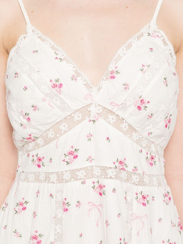 Loveshackfancy White Mini Dress