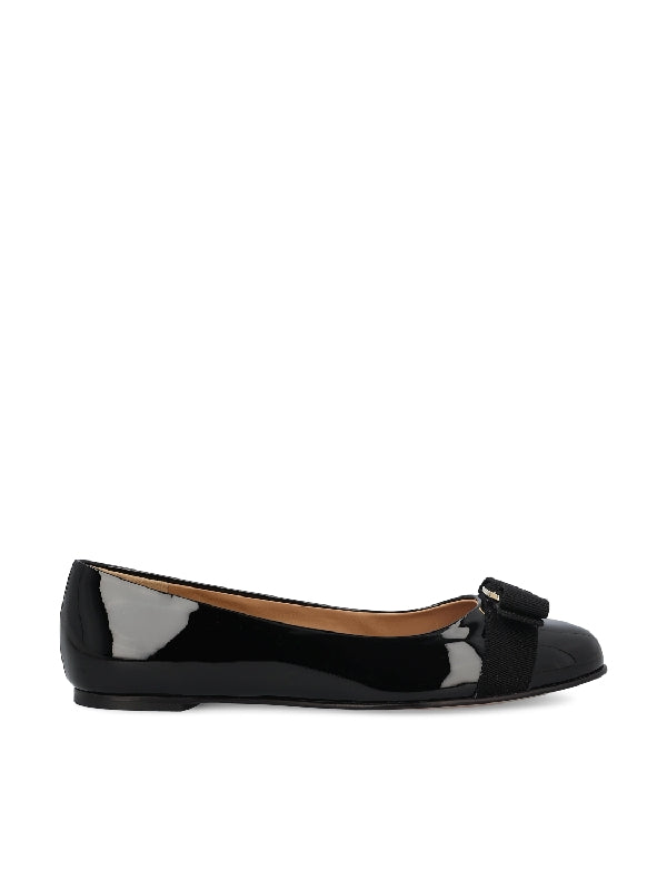 Varina Patent Leather Flat Shoes