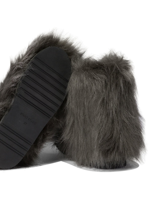 Olivia Fur Ankle Boots