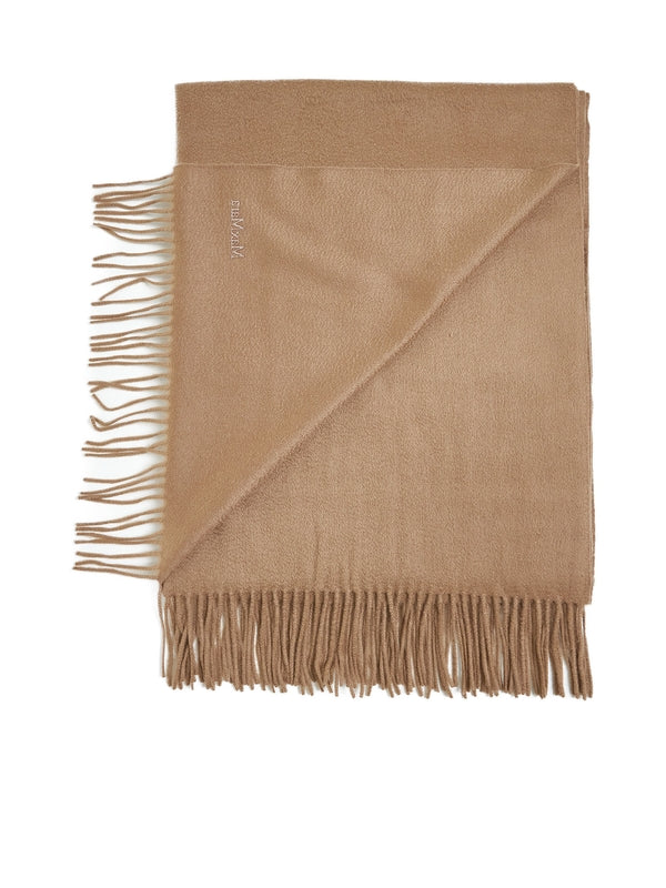 Basi Logo Embroidery Fringe
  Cashmere Muffler