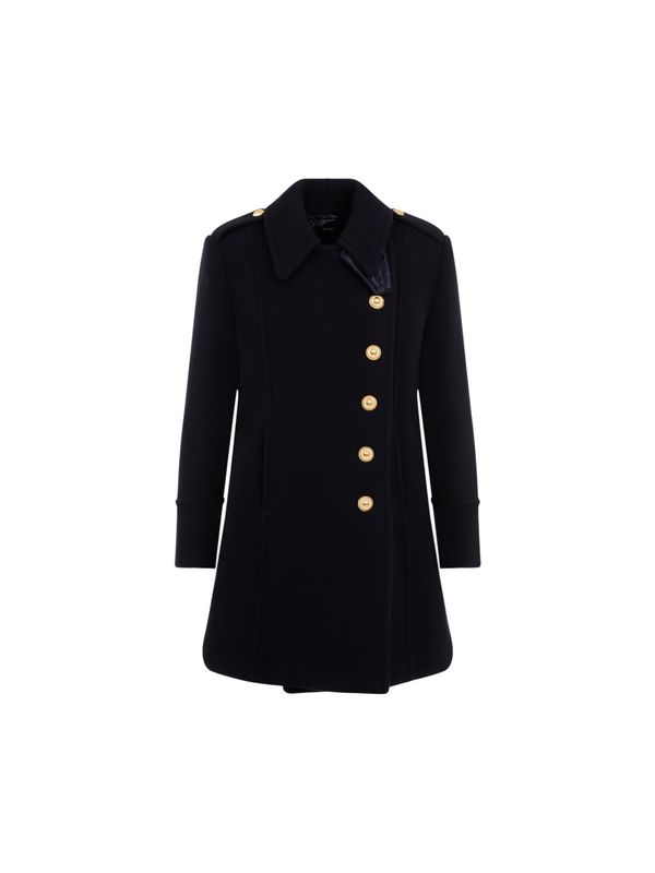 Wool Cashmere Half Coat