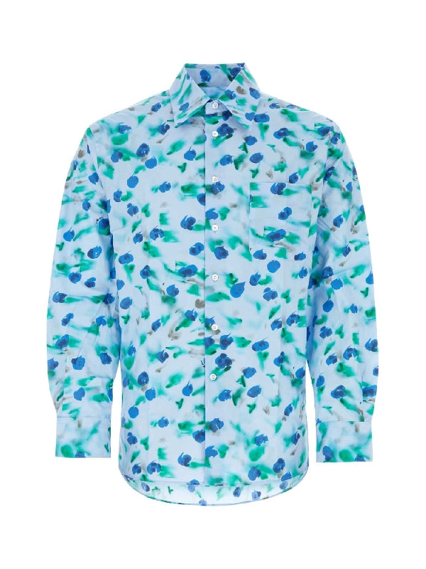 All-over Floral Printed Cotton Shirt