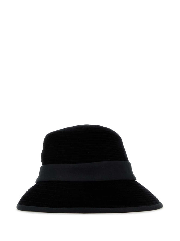 Valentino Black Bucket Hats