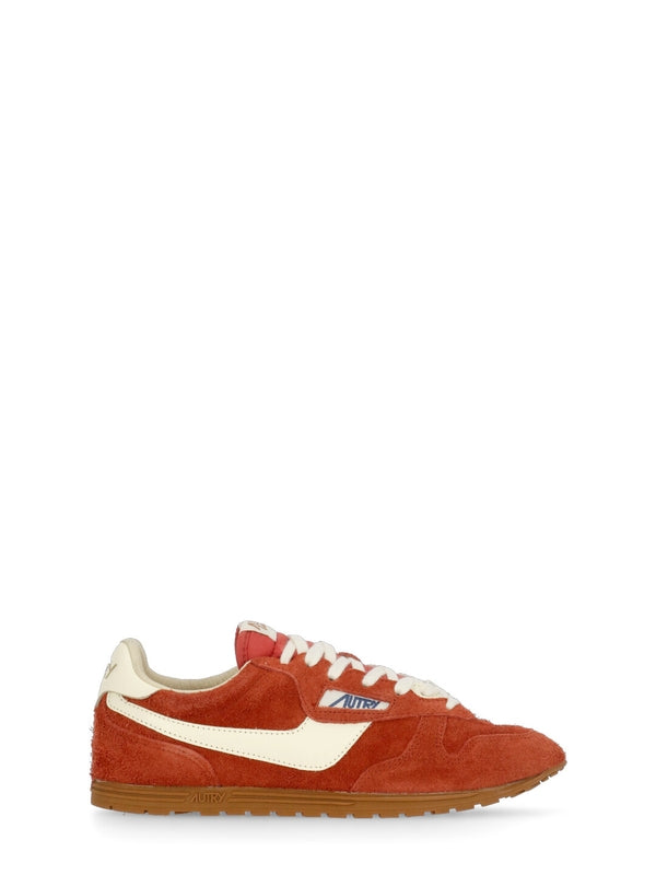 Windspin Leather Low-Top Sneakers