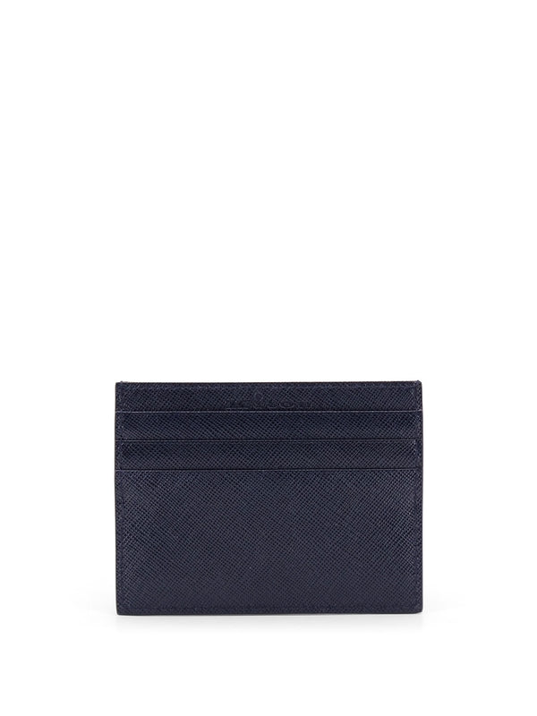 Logo Leather Card Wallet