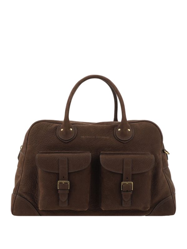 Weekender Leather Boston Bag